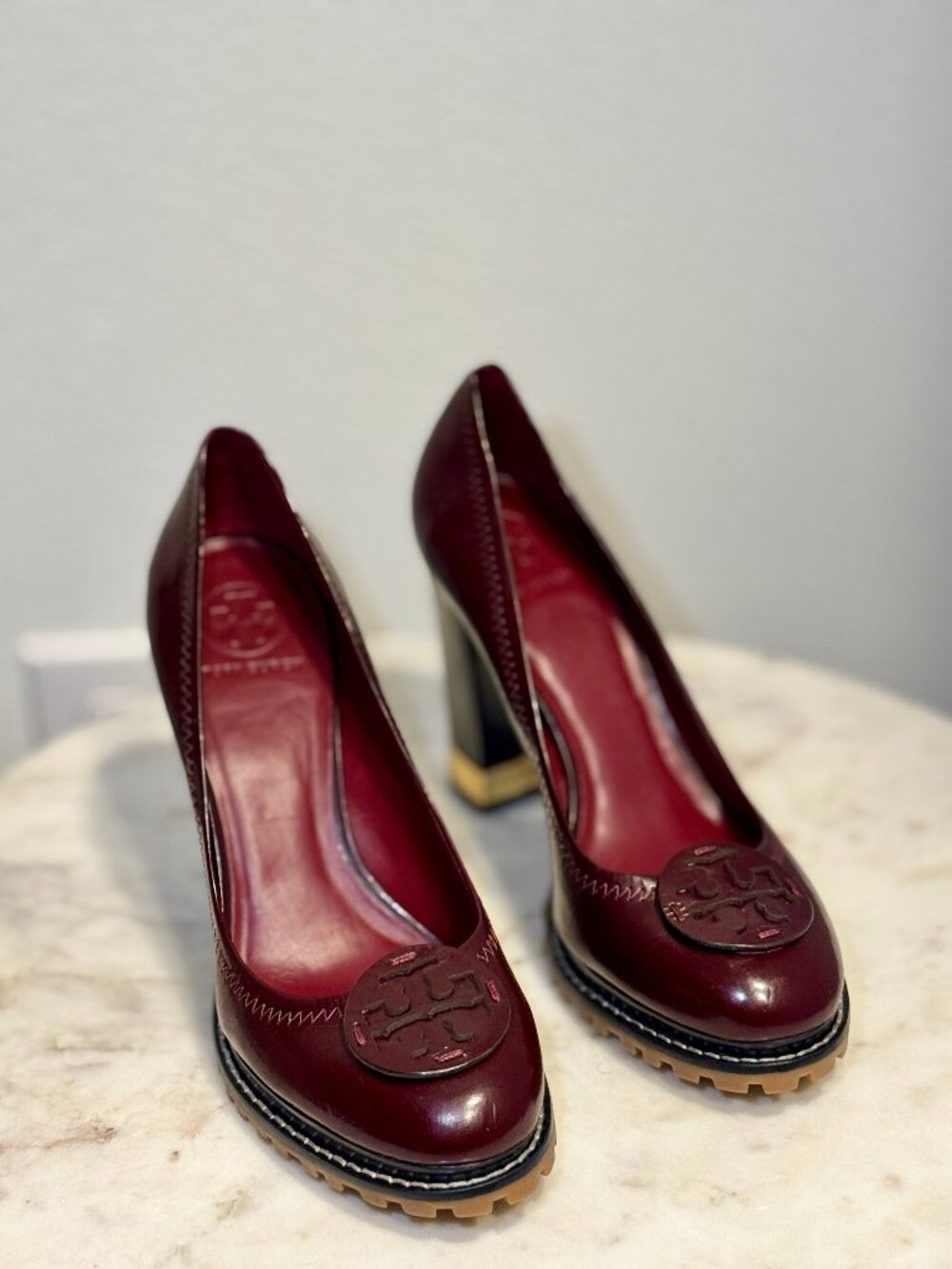Tory Burch Leanne Pump Patent Heel